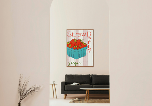 Strawberry Season Print