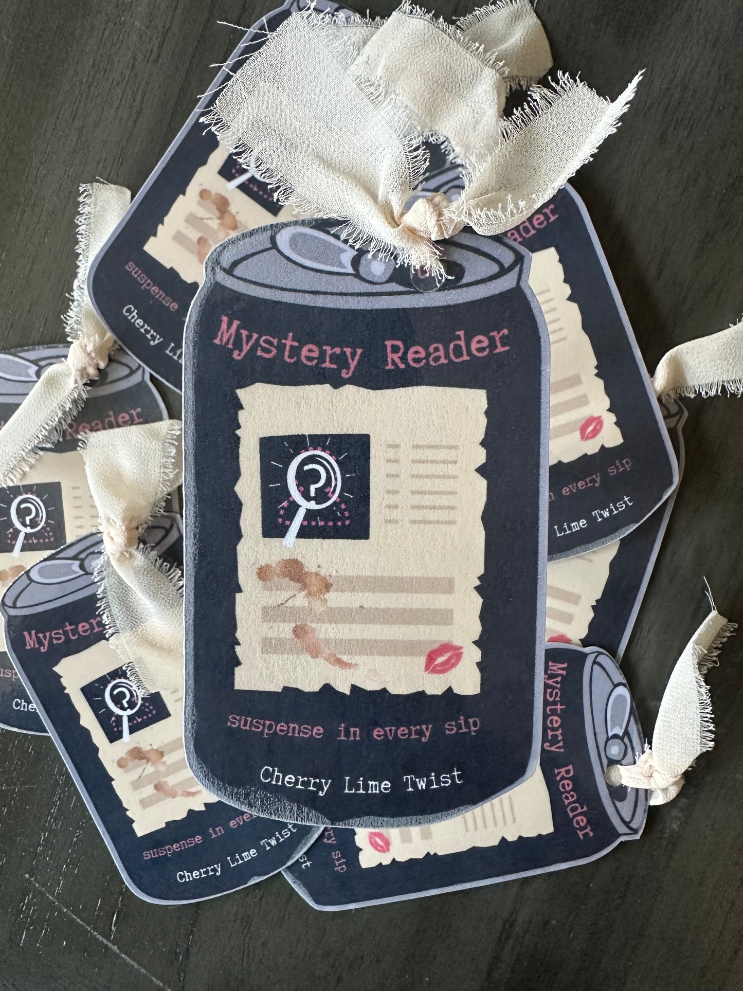 Mystery Reader Soda Can Bookmark