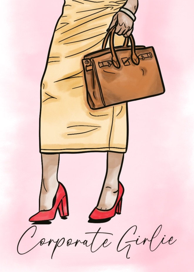 Corporate Girlie Print