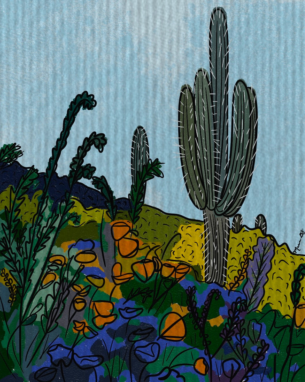 Beauty in the Desert Print