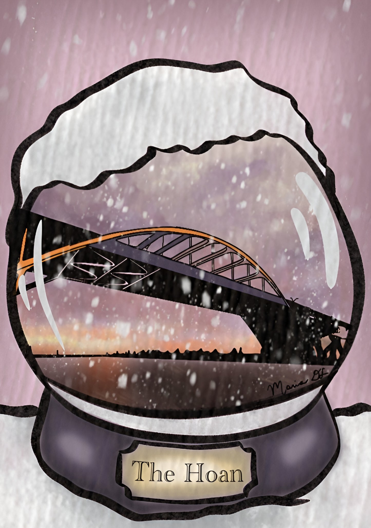 The Hoan Snow Globe Print