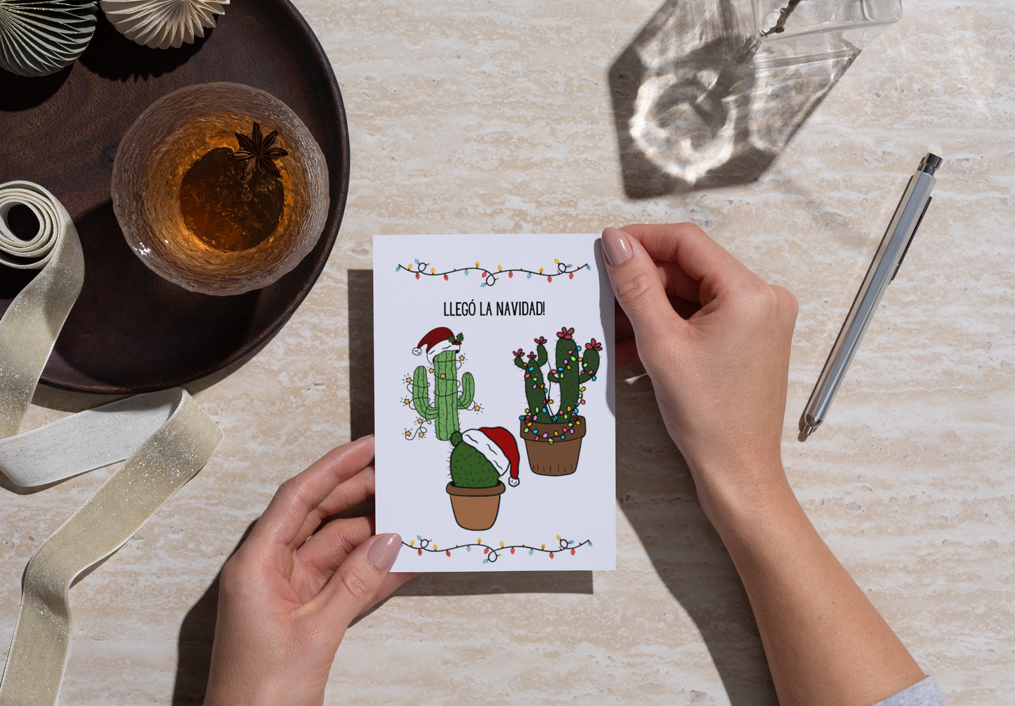 Llego La Navidad Greeting Card