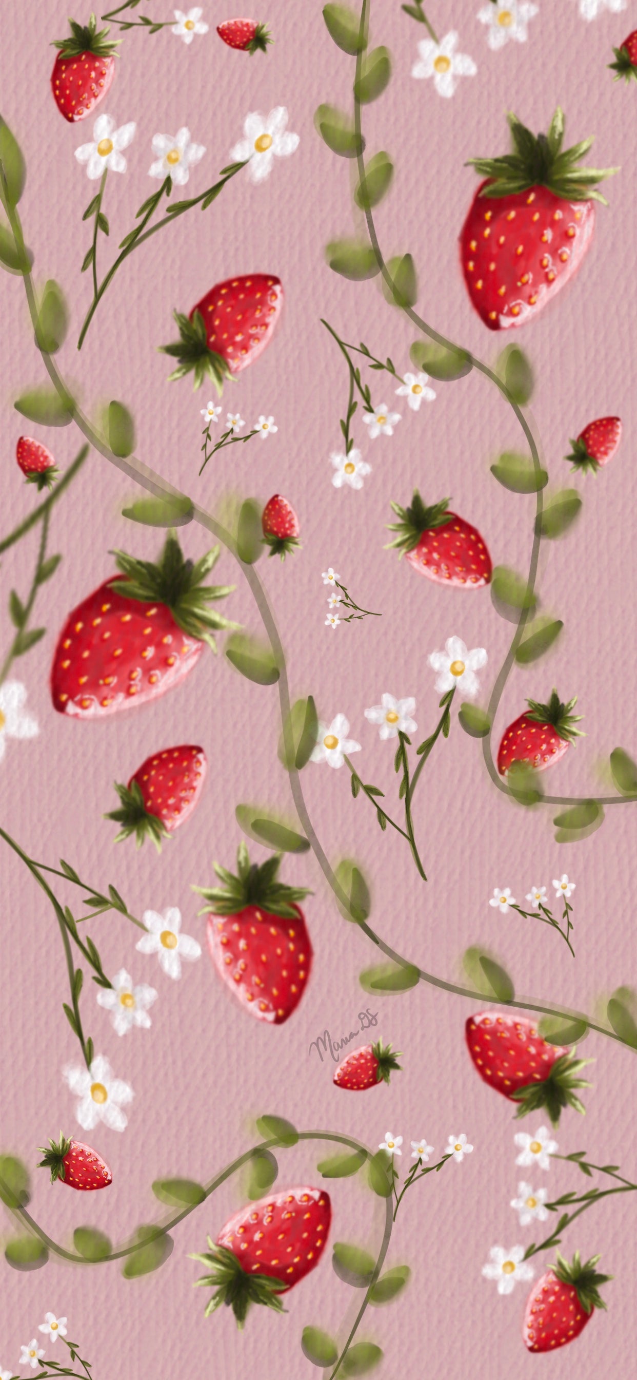 Strawberries Wallpaper