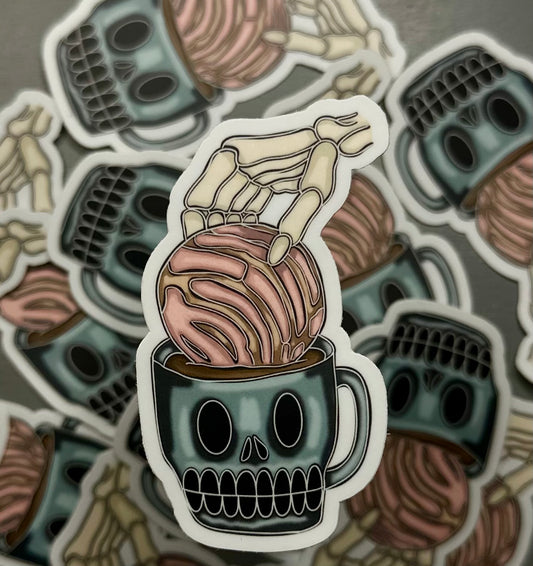Skull & Concha Sticker