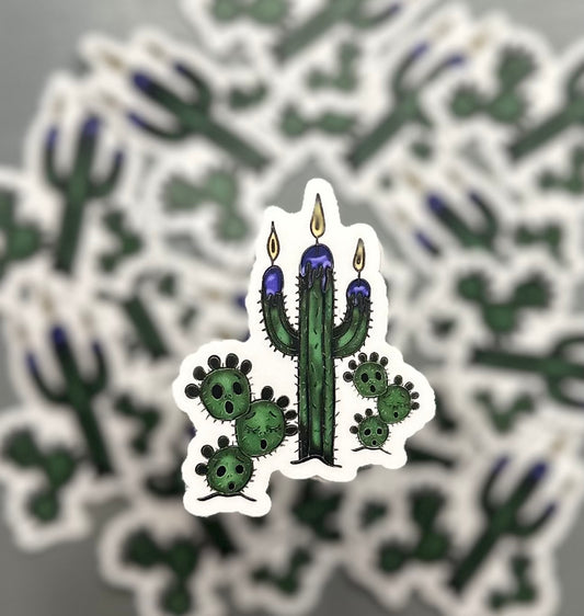 Melting Cacti Sticker