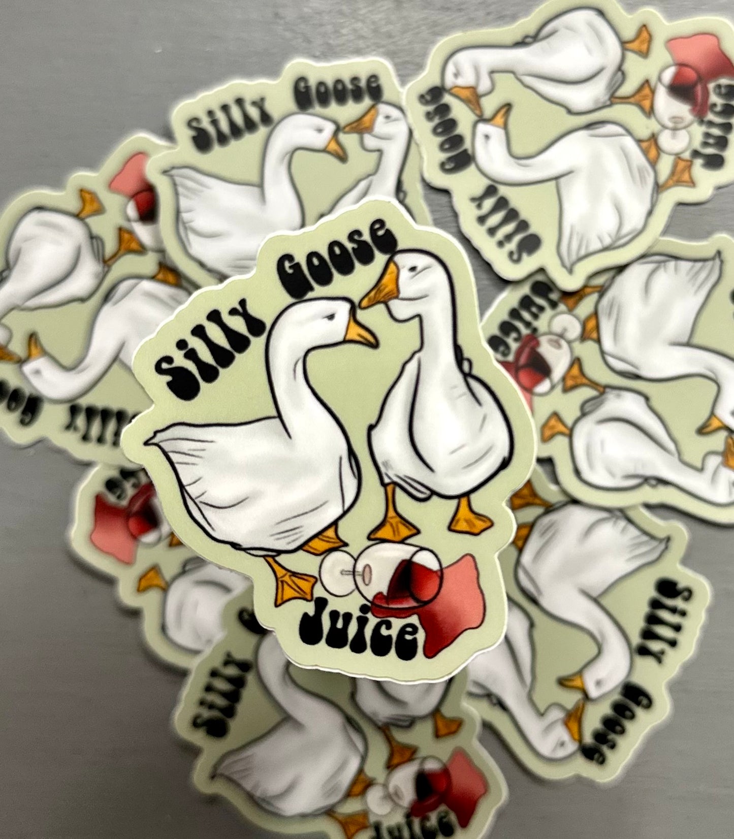 Silly Goose Juice Sticker