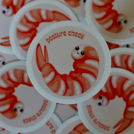 Posture Check Sticker