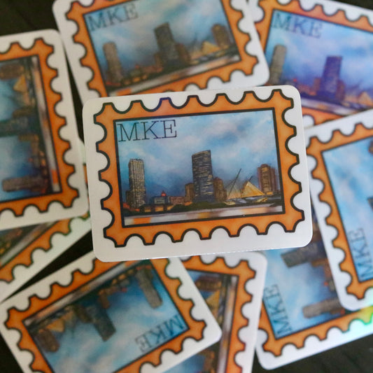 Milwaukee Skyline Sticker