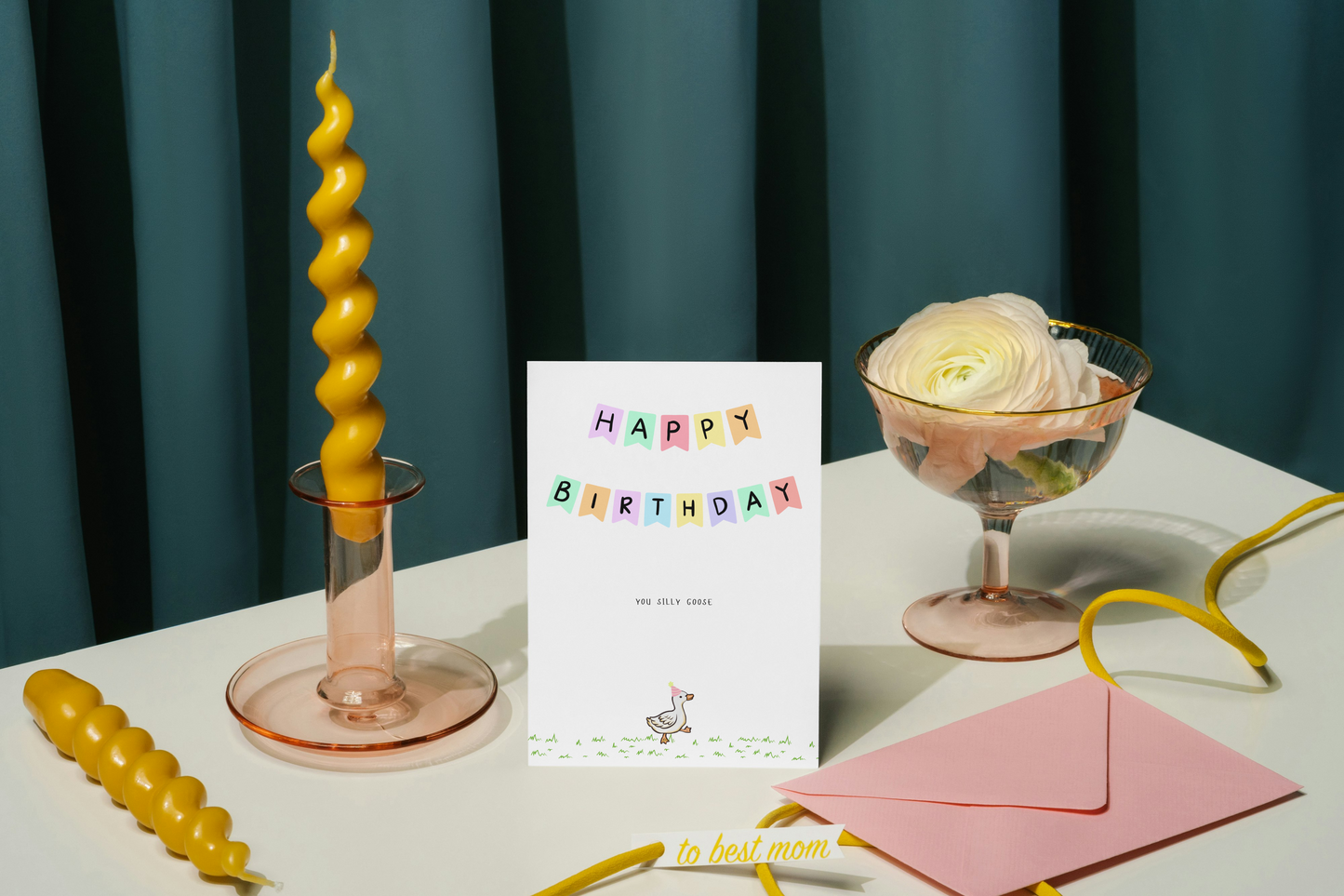 Happy Birthday, Silly Goose Greeting Card