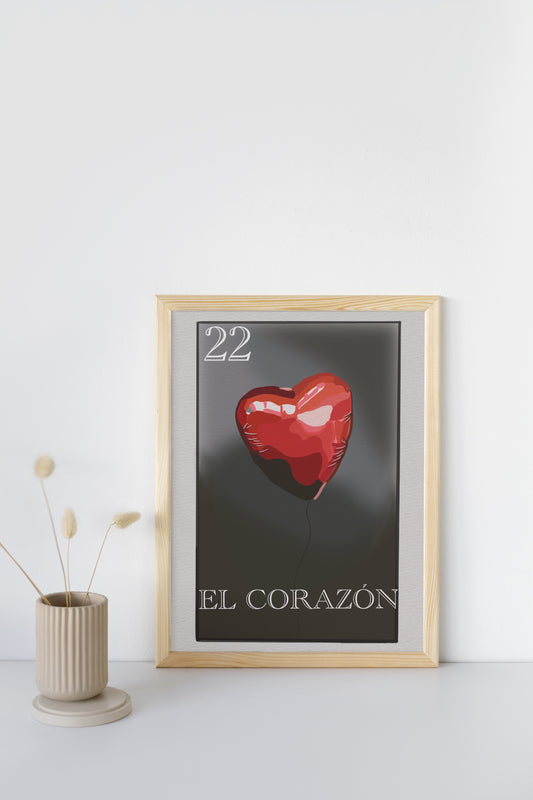 El Corazon Print