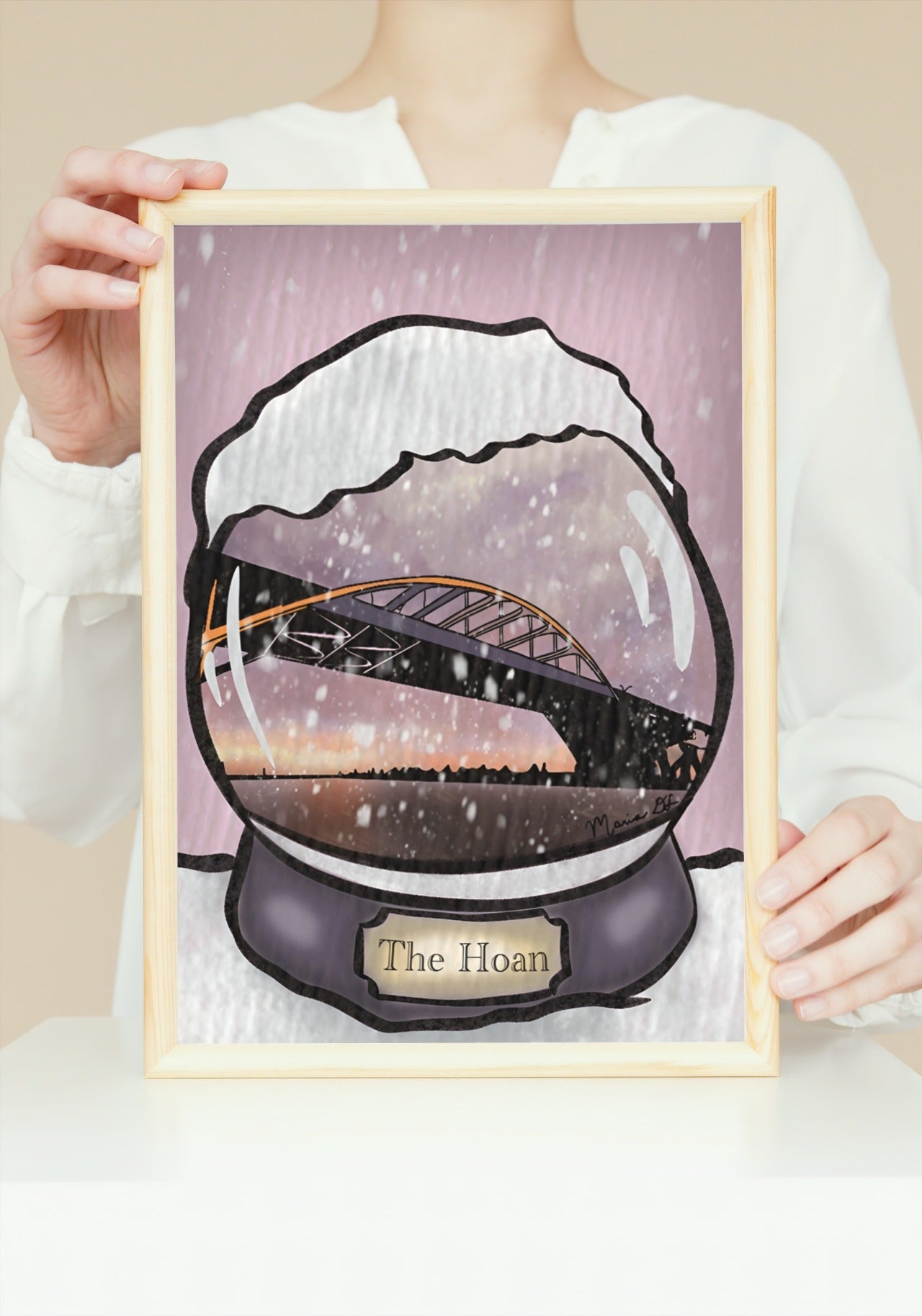 The Hoan Snow Globe Print