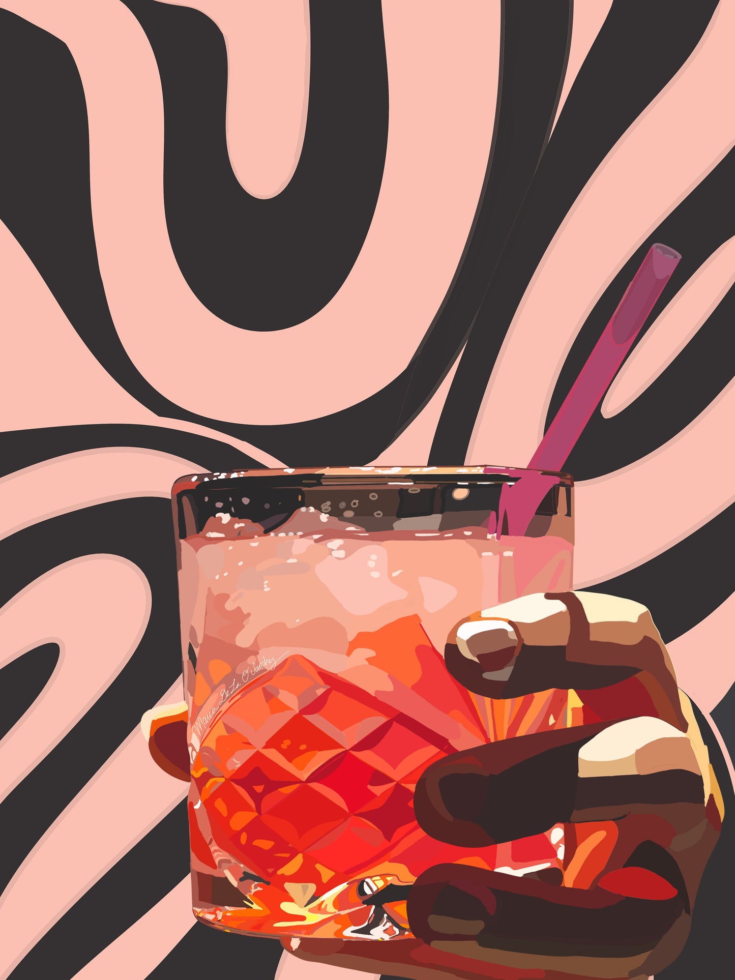 A Fun Cocktail Print